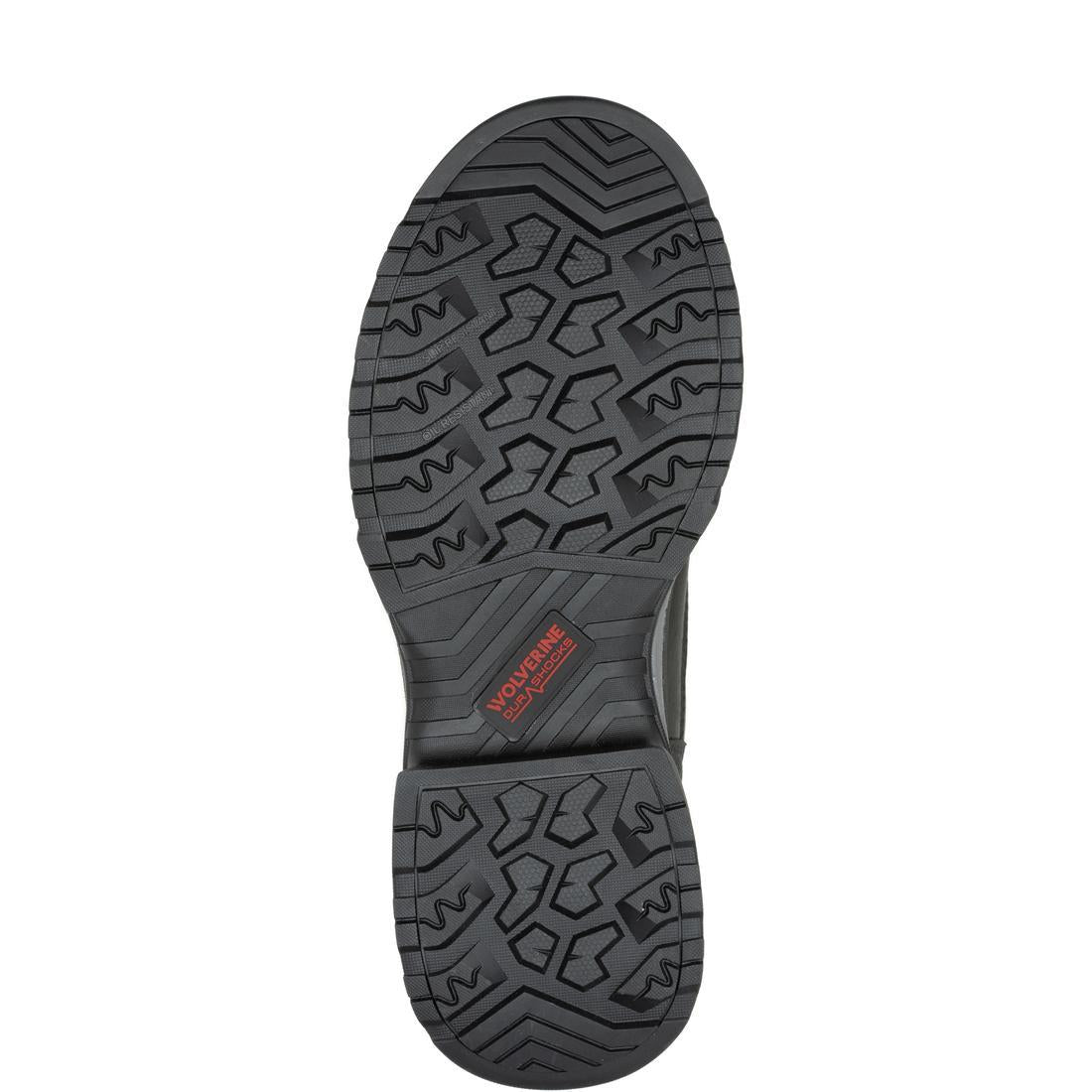 Wolverine ReForce EnergyBound™ Heavy-Duty 6" Waterproof CarbonMax® Work Boot – Black W241112 Sole Image