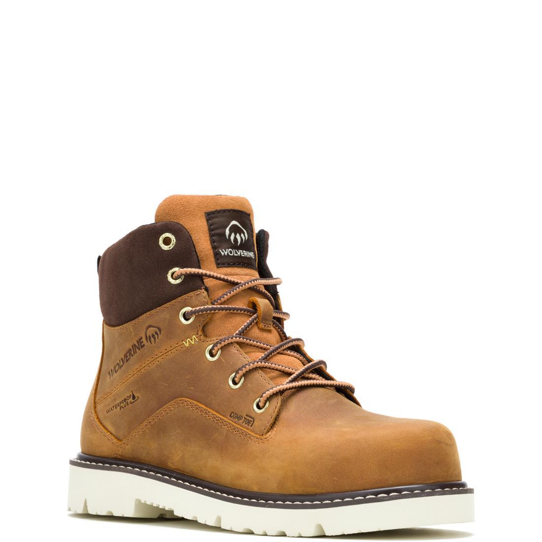 Wolverine Revival Women's Carbon Toe Work Boot W241141 Medial Image