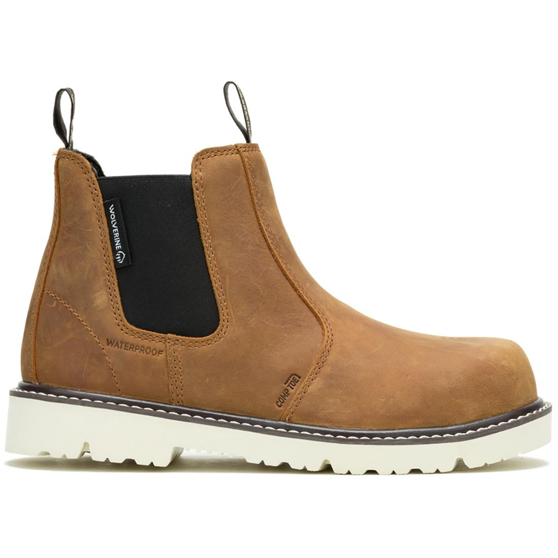 Wolverine Revival Women's Composite Toe WP Chelsea Boot – Steel Toes