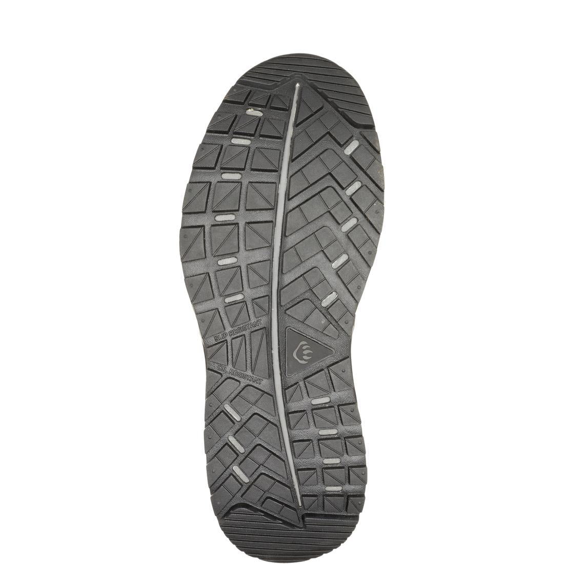 Wolverine Ride Wedge EnergyBound Moc Toe 6" Soft-Toe Work Boot Black W241152 Sole Image