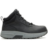 Wolverine Ride Wedge EnergyBound 6" Soft-Toe Work Boot Black Profile View