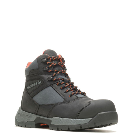 Wolverine Rush UltraSpring CarbonMax Work Boot Black W231037 Medial Image