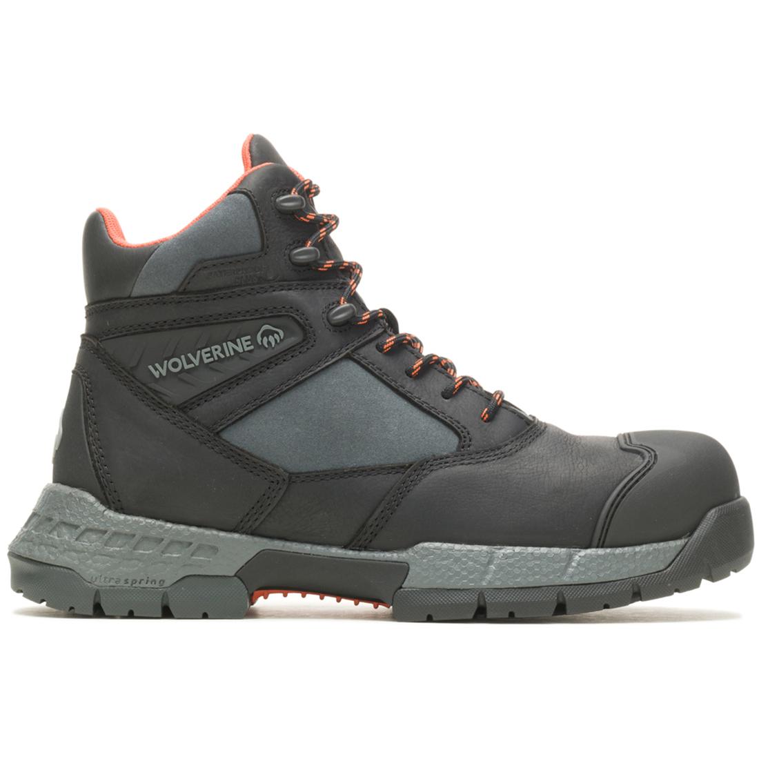 Wolverine Rush UltraSpring CarbonMax Boot - Black – Steel Toes