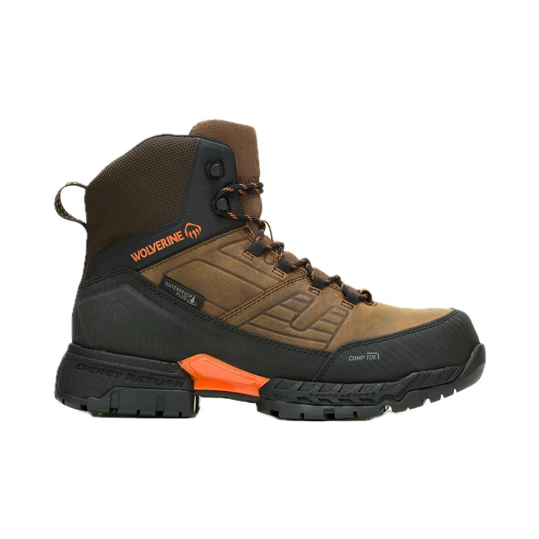 Wolverine Surge LX Energy Rebound CarbonMax Work Boot Brown W080166 Cover Image