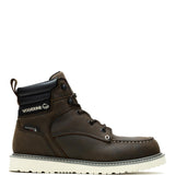 Wolverine Trade Wedge Moc-Toe 6" Soft-Toe Work Boot Dark Brown Soft-Toe,W230041 Cover Image