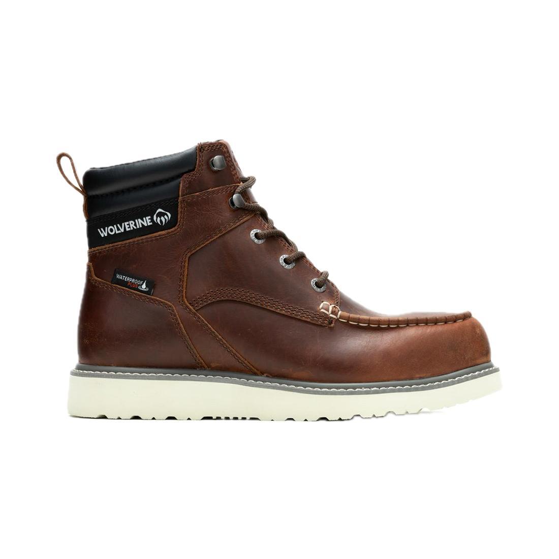 Wolverine Trade Wedge Moc-Toe 6" Soft-Toe Work Boot Rust Soft-Toe,W230056 Cover Image