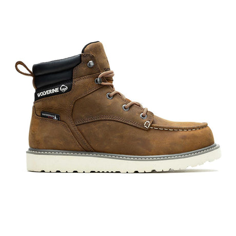 Wolverine Trade Wedge Moc-Toe 6" Soft-Toe Work Boot Sudan Brown Soft-Toe,W230042 Cover Image
