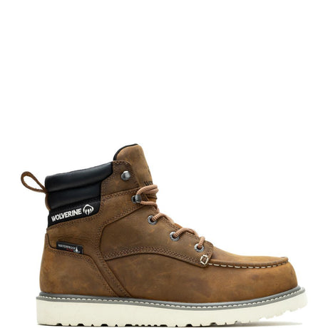 Wolverine Trade Wedge Moc-Toe 6" Steel-Toe Work Boot Sudan Brown Steel-Toe,W231103 Cover Image