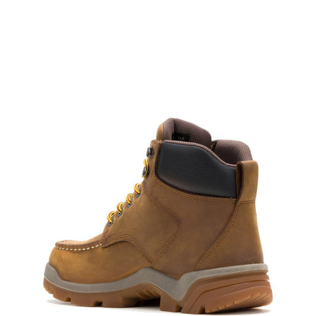 Wolverine Vantage Hyprest FT 6" Moc-Toe CarbonMax Work Boot Tan W251037 Heel Image