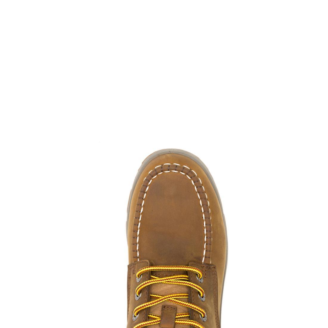 Wolverine Vantage Hyprest FT 6" Moc-Toe Soft-Toe Work Boot Tan Soft-Toe,W250005 Upper Image