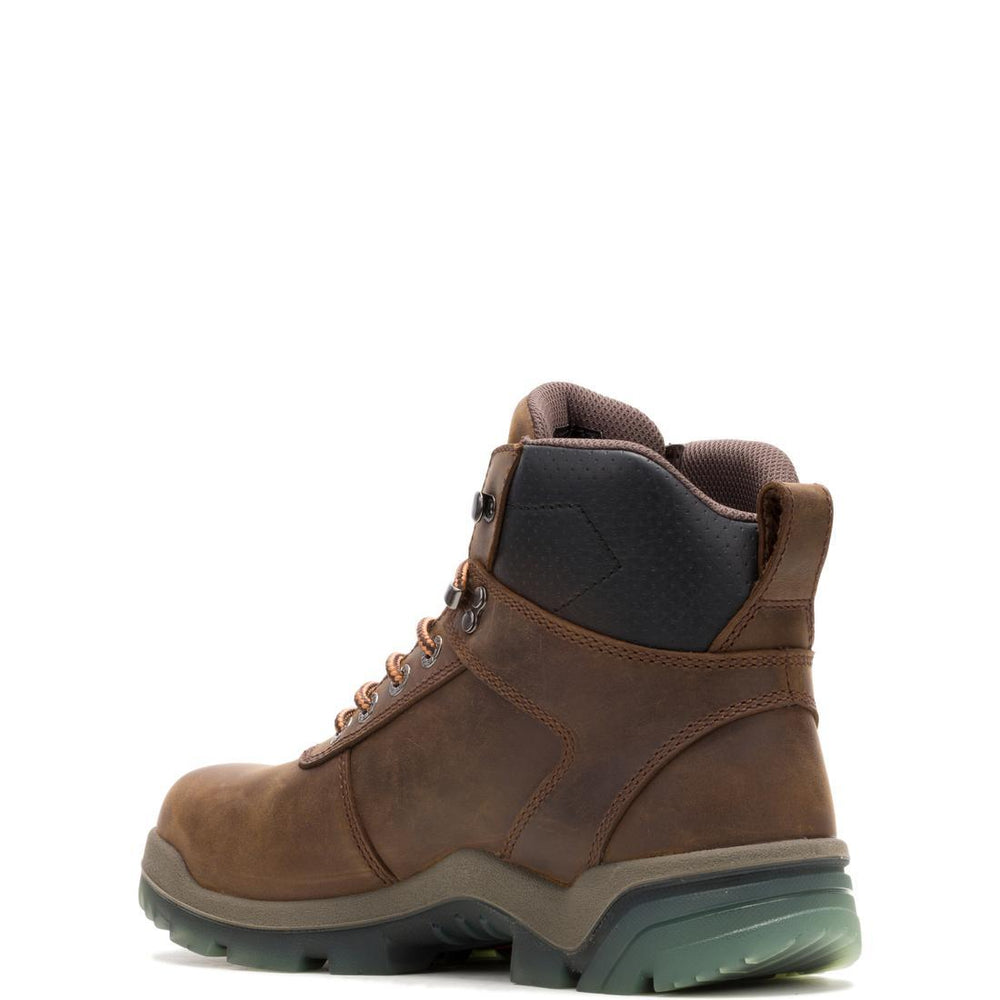 Wolverine Vantage Hyprest FT 6" Soft-Toe Work Boot Brown W251010 Heel Image