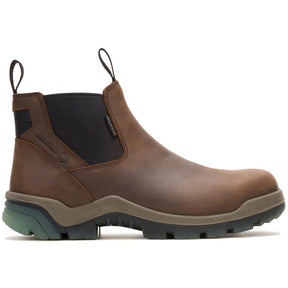 Wolverine Vantage Hyprest FT CarbonMax Chelsea Work Boot Brown Profile View