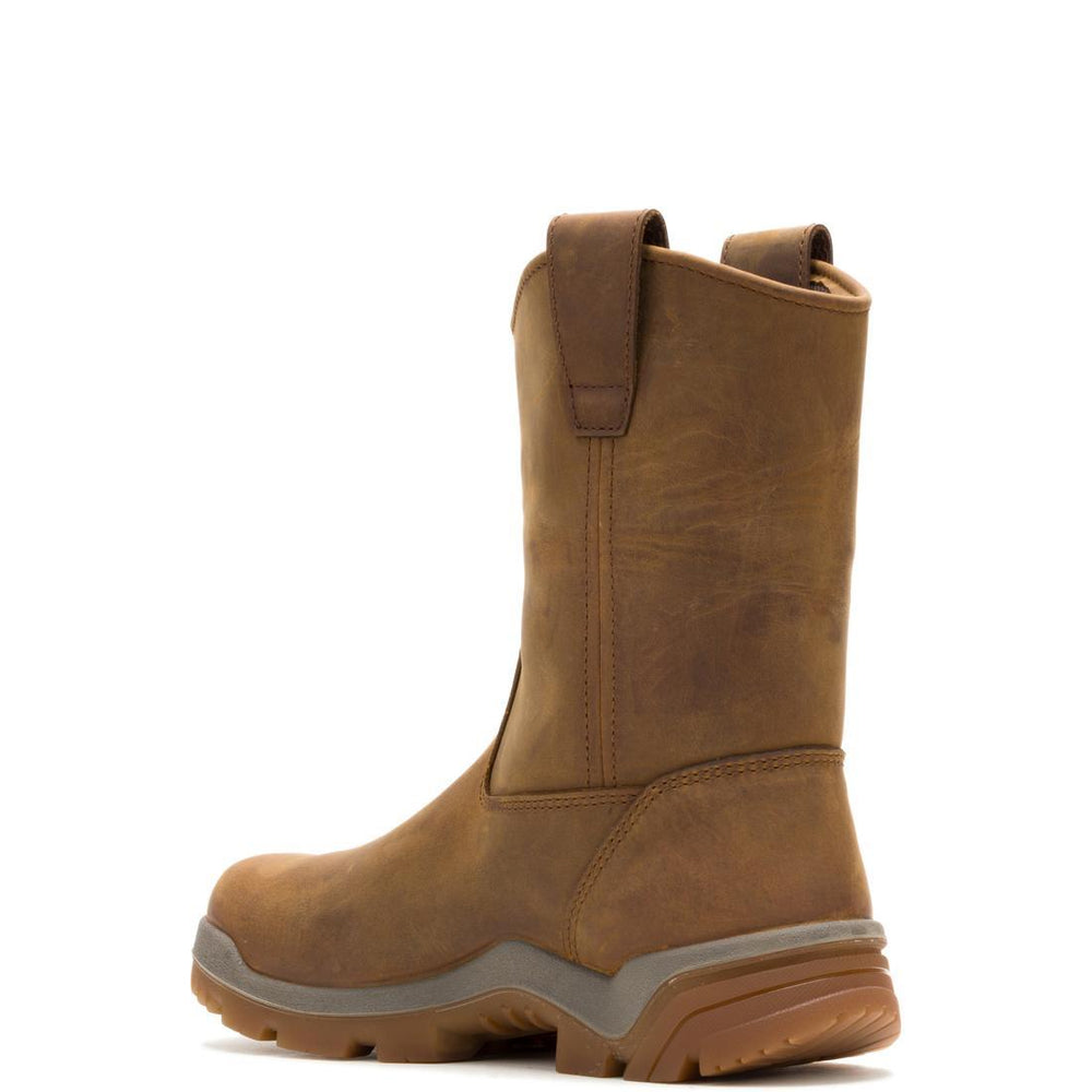 Wolverine Vantage Hyprest FT CarbonMax Pull-On Work Boot Tan W251053 Heel Image