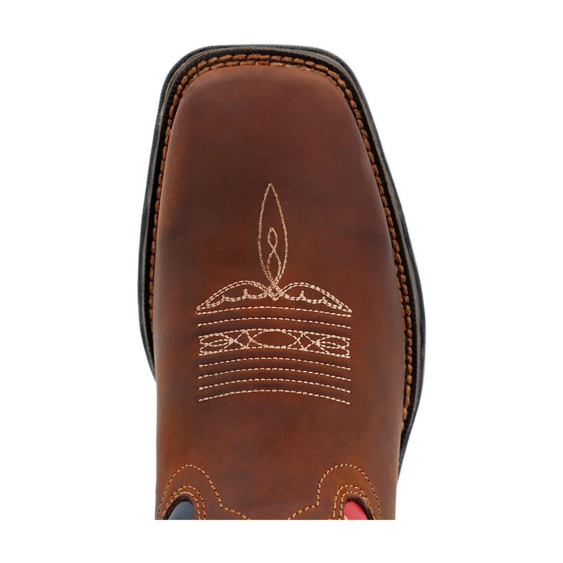 Women’s Lady Rebel by Durango Patriotic Pull-On Western Flag Boot RD4414