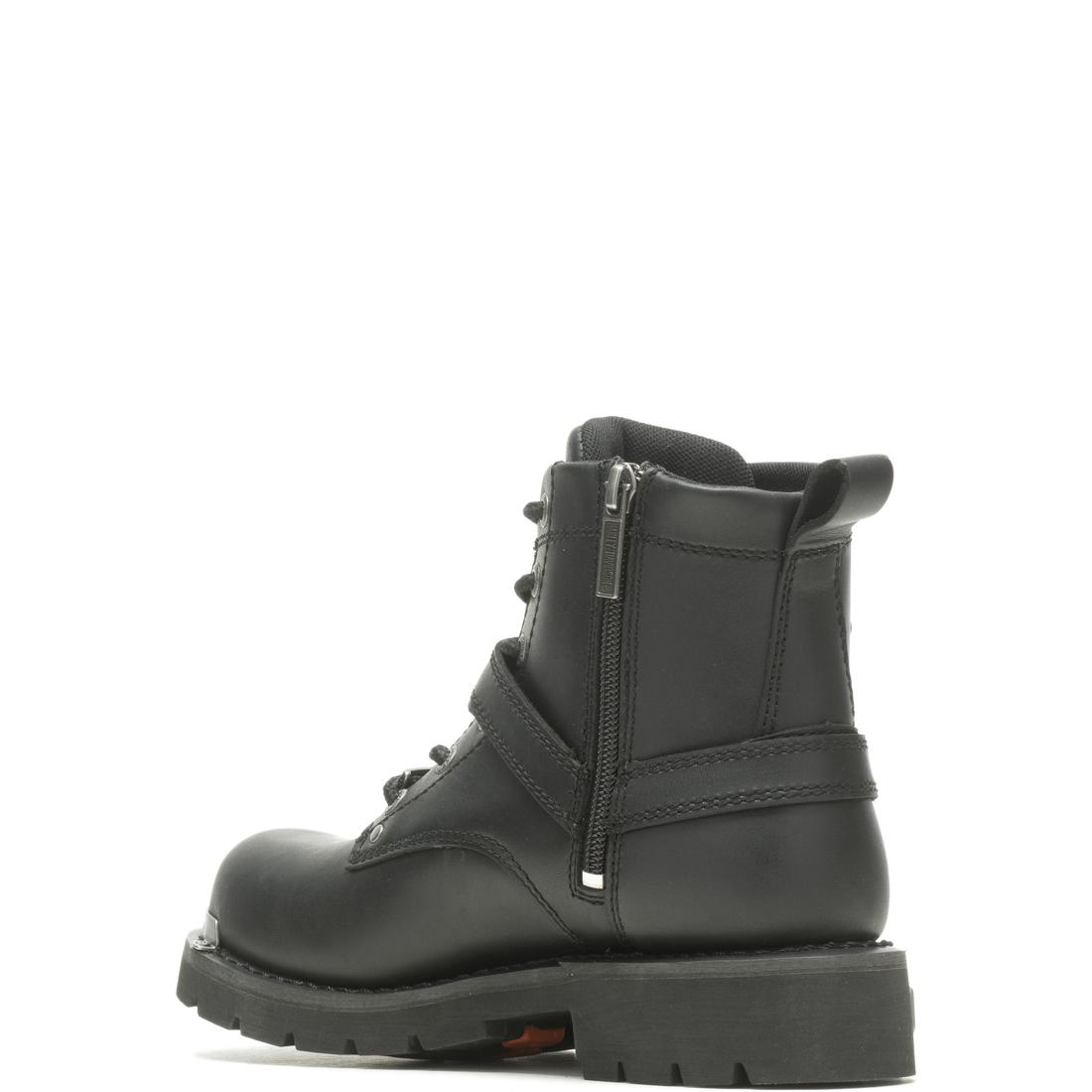 Women's Harley-Davidson Becky Black Leather Studded Riding Boots
