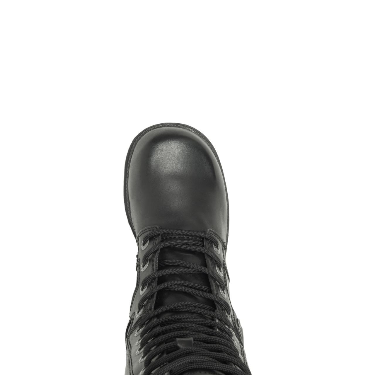 Women's Harley-Davidson Eda Black Lace-Up Boots – Steel Toes