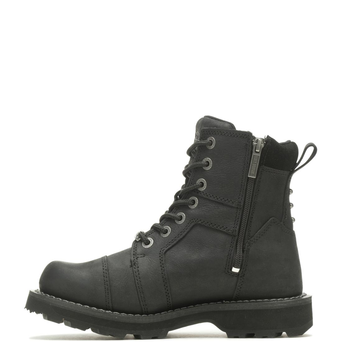 Women's Harley-Davidson Oakleigh Black Leather Riding Boots