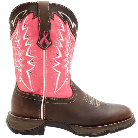 Durango Women’s Lady Rebel by Durango Benefiting Stefanie Spielman Western Boot Profile View