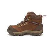 Caterpillar Ally Women’s Composite-Toe Waterproof Work Boot Brown P90760 Side Image