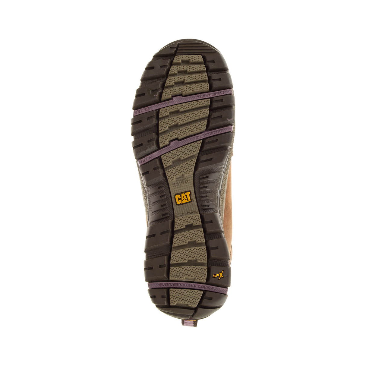 Caterpillar Ally Women’s Composite-Toe Waterproof Work Boot Brown P90760 Sole Image