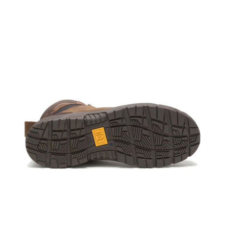 Caterpillar Accomplice X Steel-Toe Waterproof Work Boot Brown P91331 Sole Image
